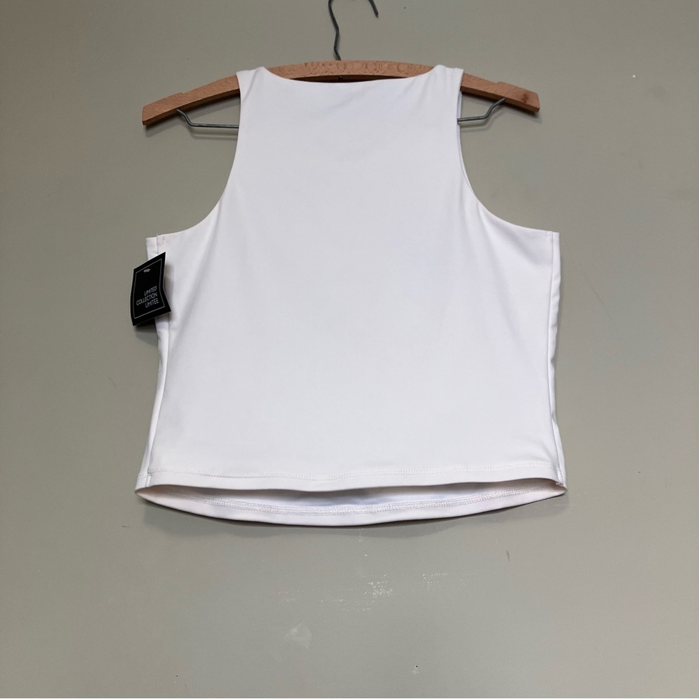 Lily Morgan Cream Cropped Tank Top - Picture 6 of 10